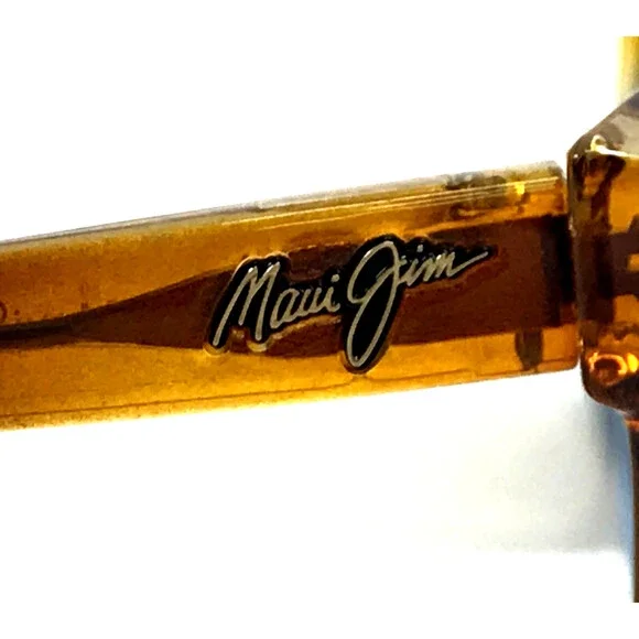 Maui Jim Sunglasses MJ793-18B ALEKONA Caramel Blue Frame with HCL Bronze Lenses - Picture 5 of 13